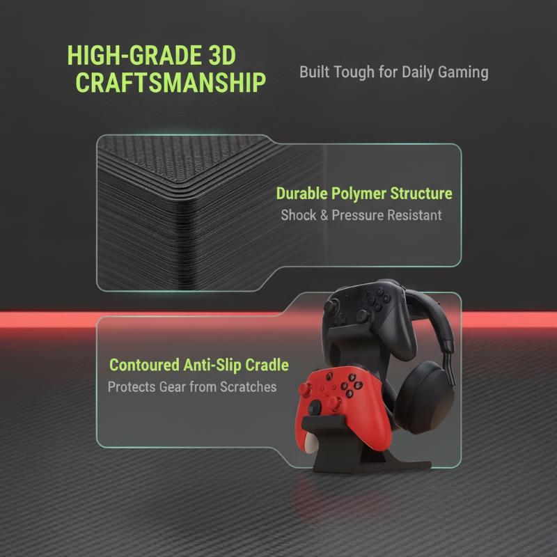 Gaming Accessories Rack - Универсальная подставка для наушников и игровых